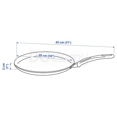 Блинница HEMLAGAD 304.679.59 IKEA (ИКЕА ХЕМЛАГАД), фото 4