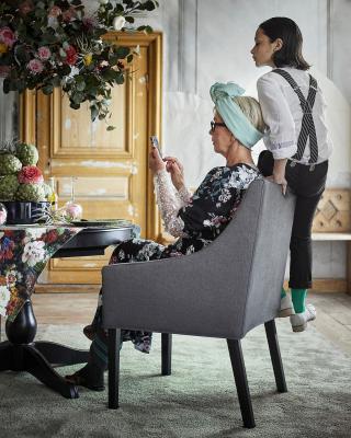 Стул с подлокотниками SAKARIAS 692.790.28 IKEA (ИКЕА САКАРИАС), фото 5