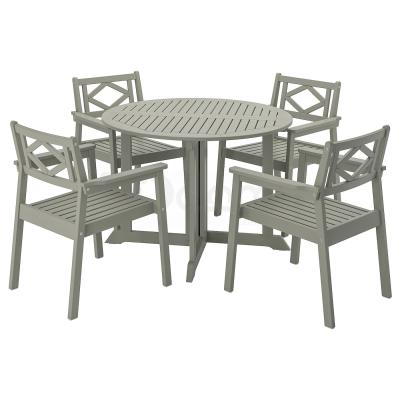 Стіл + 4 стільці з підлокітником BONDHOLMEN 293.304.82 IKEA (ИКЕА BONDHOLMEN), фото 1