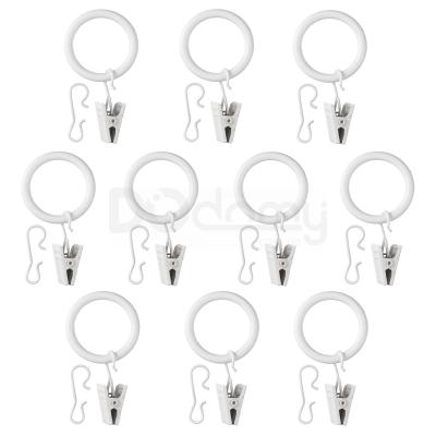 Гардинные кольца с зажимом и крючком SYRLIG 402.240.98 IKEA (ИКЕА СИРЛИГ), фото 1