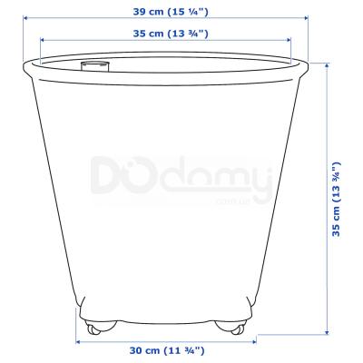 Горшок  PS FEJO 200.393.94 IKEA (ИКЕА ИКЕА ПС ФЕЙО), фото 8
