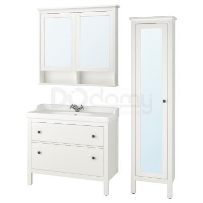 Комплект меблів для ванної HEMNES/RÄTTVIKEN 693.044.43 IKEA (ИКЕА ХЕМНЭС / РЭТТВИКЕН), фото 1