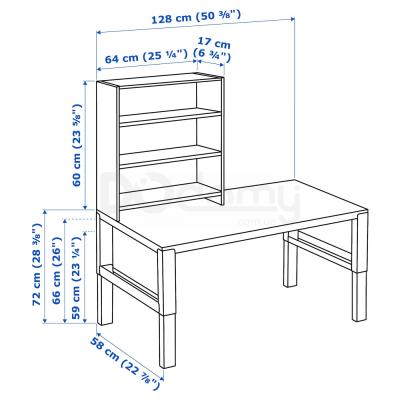 Стол с дополнительным модулем PAHL 991.290.04 IKEA (ИКЕА ПОЛЬ), фото 9
