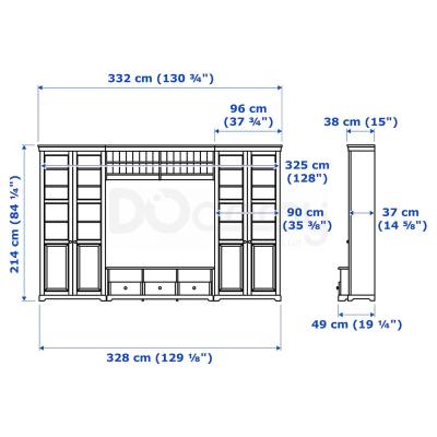 Комбинация LIATORP 390.460.64 IKEA (ИКЕА ЛИАТОРП), фото 2