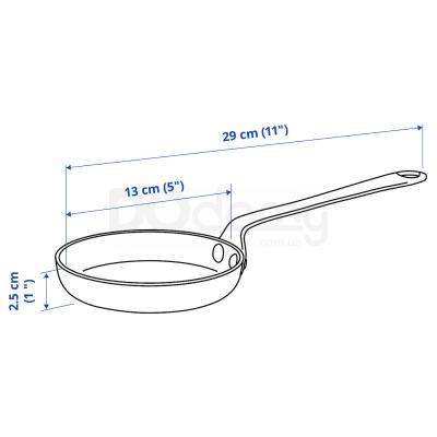 Сковорода VARDAGEN 004.612.37 IKEA (ИКЕА ВАРДАГЕН), фото 18