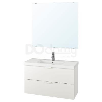 Комплект меблів для ванної GODMORGON/ODENSVIK 393.254.80 IKEA (ИКЕА ГОДМОРГОН / ОДЕНСВИК), фото 1