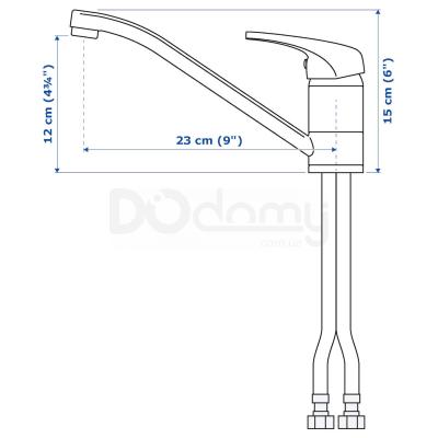 Кухонний змішувач SUNDSVIK 800.318.61 IKEA (ИКЕА СУНДСВИК), фото 4