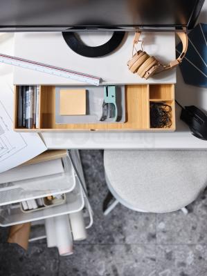 Підставка для монітора з шухлядою  ELLOVEN 504.747.70 IKEA (ИКЕА ЭЛЛОВЕН), фото 5