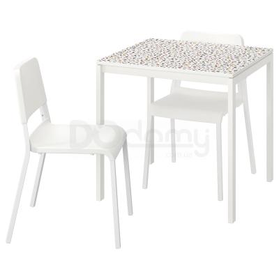 Комплект стіл і стільці  MELLTORP/TEODORES 593.901.39 IKEA (ИКЕА MELLTORP / TEODORES), фото 1