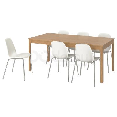 Стол и стулья EKEDALEN / LEIFARNE 49229223 IKEA (ИКЕА EKEDALEN / LEIFARNE), фото 1