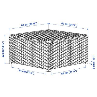 Пуф садовый SOLLERON 904.245.99 IKEA (ИКЕА СОЛЛЕРОН), фото 7