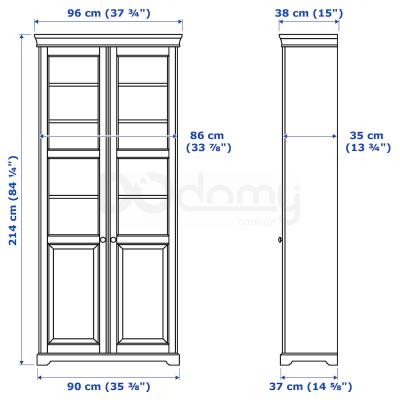 шафа LIATORP 190.287.54 IKEA (ИКЕА ЛИАТОРП), фото 3