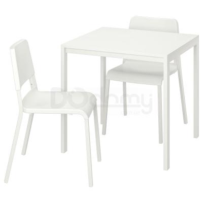 Комплект Стол и стулья MELLTORP / TEODORES 392.969.01 IKEA (ИКЕА МЕЛЛТОРП/ТЕОДОРЫ), фото 1