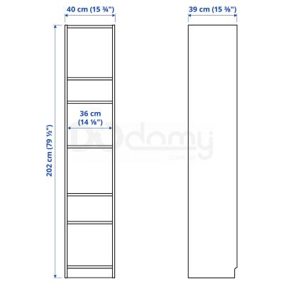 Стеллаж BILLY 104.019.31 IKEA (ИКЕА БИЛЛИ), фото 3