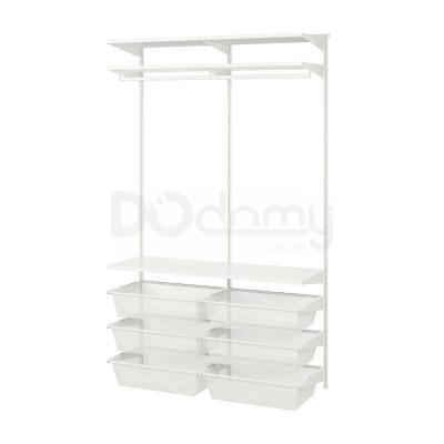 Гардеробная комбинация BOAXEL 193.323.73 IKEA (ИКЕА BOAXEL), фото 1