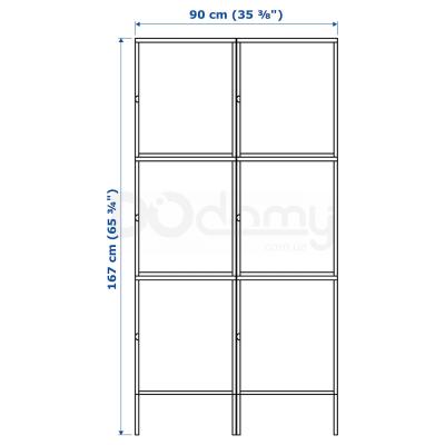 Комбинация шкафов HALLAN 892.493.99 IKEA (ИКЕА ХЭЛЛАН), фото 6