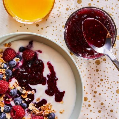 Джем малиново-черничный SYLT HALLON & BLABAR 702.881.02 IKEA (ИКЕА СЮЛТ ХАЛЛОН & БЛОБЕР), фото 3