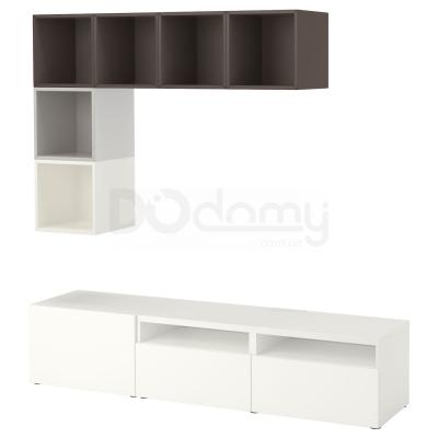Сочетание телевизионных шкафов BESTA / EKET 092.044.08 IKEA (ИКЕА / / EKET), фото 1