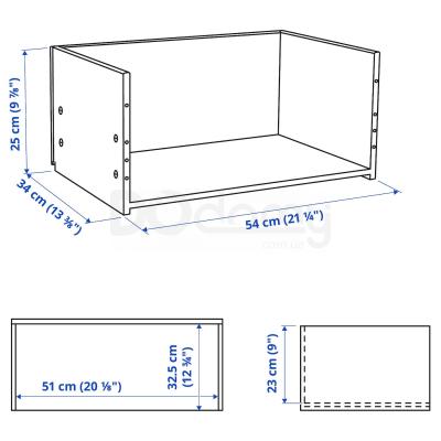 Каркас скриньки BESTÅ 803.515.17 IKEA (ИКЕА БЕСТО), фото 2
