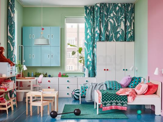 Раздвижная кровать с реечным дном SLAKT 693.266.09 IKEA (ИКЕА СЛЕКТ), фото 4