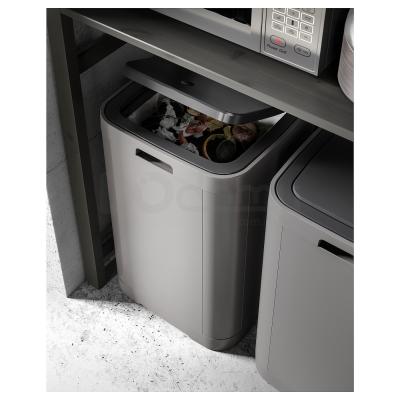 Контейнер з кришкою на кнопці GIGANTISK 203.140.71 IKEA (ИКЕА ГИГАНТИСК), фото 3