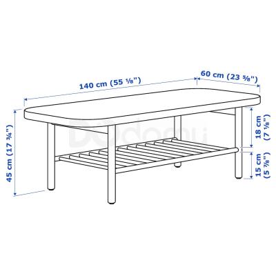 Журнальний столик LISTERBY 004.090.51 IKEA (ИКЕА ЛИСТЕРБИ), фото 6