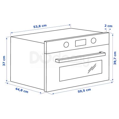 Микроволновая печь BEJUBLAD 904.117.47 IKEA (ИКЕА БЭЮБЛАД), фото 7