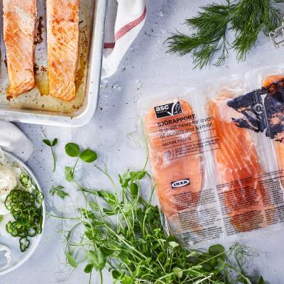 Филе лосося SJORAPPORT 603.600.37 IKEA (ИКЕА СЬЁРАППОРТ), фото 2