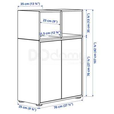 Комбинация шкафов EKET 792.864.91 IKEA (ИКЕА ЭКЕТ), фото 6
