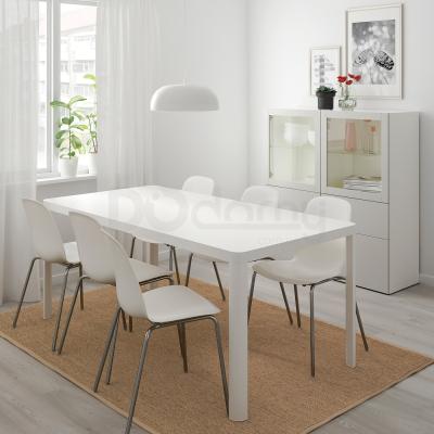 Стол и 6 стульев TINGBY / LEIFARNE 592.521.90 IKEA (ИКЕА TINGBY / LEIFARNE), фото 2