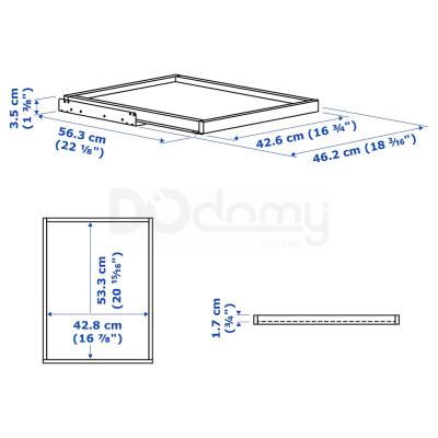 Висувна полиця KOMPLEMENT 903.959.74 IKEA (ИКЕА КОМПЛИМЕНТ), фото 5