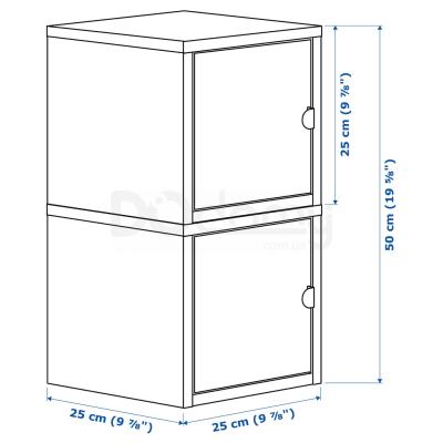 Комбінація підвісних шаф LIXHULT 891.615.08 IKEA (ИКЕА ЛИКСГУЛЬТ), фото 7