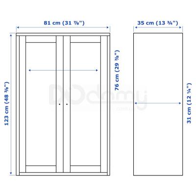 Шафа HAVSTA 603.891.92 IKEA (ИКЕА ХАВСТА), фото 6