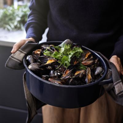 Каструля емальована VARDAGEN 703.911.23 IKEA (ИКЕА ВАРДАГЕН), фото 6