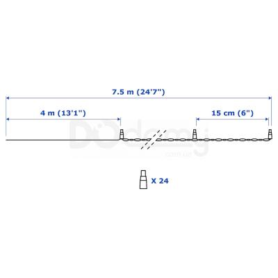 Гирлянда LEDLJUS 603.574.31 IKEA (ИКЕА ЛЕДЛЬЮС), фото 5