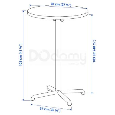 Барний стіл STENSELE 092.882.24 IKEA (ИКЕА STENSELE), фото 4