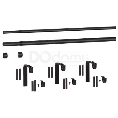 Двойной гардинный карниз с аксессуарами RACKA / HUGAD 699.292.47 IKEA (ИКЕА РЭККА / ХУГАД), фото 2