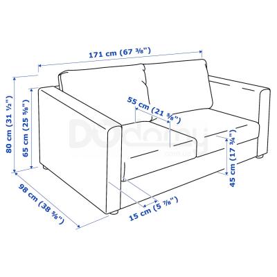 Диван VIMLE 593.062.92 IKEA (ИКЕА VIMLE), фото 6
