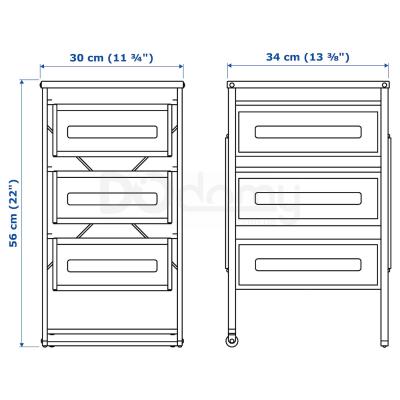 Тумба LENNART 303.261.77 IKEA (ИКЕА ЛЕННАРТ), фото 6