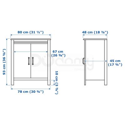 Тумба BRUSALI 60302293 IKEA (ИКЕА БРУСАЛИ), фото 5