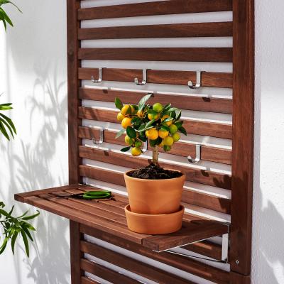 Садовая скамья с панелью и полкой APPLARO 199.174.02 IKEA (ИКЕА ЭПЛАРО), фото 4