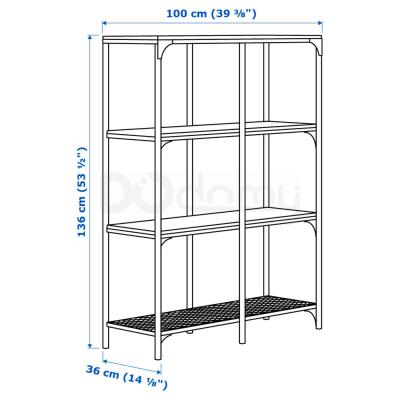 Стеллаж FJALLBO 703.392.91 IKEA (ИКЕА ФЬЕЛЛЬБО), фото 8