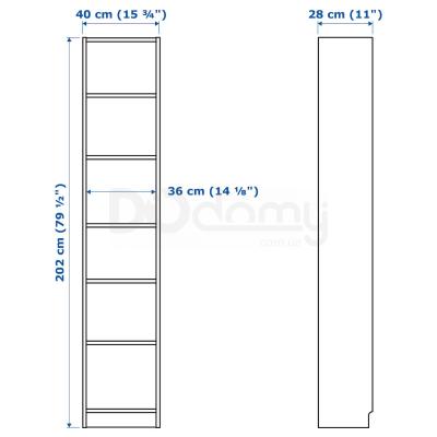 Пенал BILLY / OXBERG 392.874.21 IKEA (ИКЕА БИЛЛИ / OXBERG), фото 4