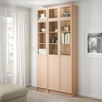 Вітрина BILLY / OXBERG 792.499.60 IKEA (ИКЕА БИЛЛИ / ОКСБЕРГ), фото 2