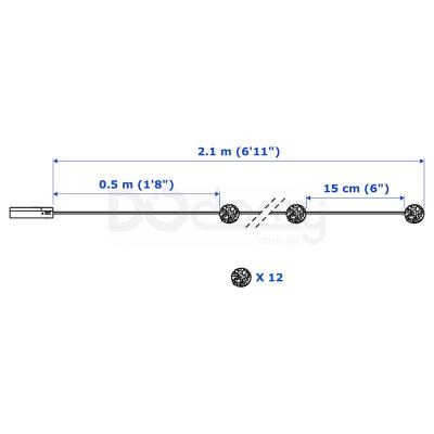 гірлянда LIVSÅR 504.213.57 IKEA (ИКЕА ЛИВСОР), фото 6