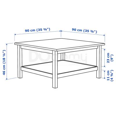 Журнальний столик HEMNES 304.134.95 IKEA (ИКЕА ХЕМНЭС), фото 4