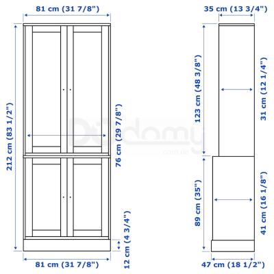 Шафа HAVSTA 992.659.87 IKEA (ИКЕА ХАВСТА), фото 6