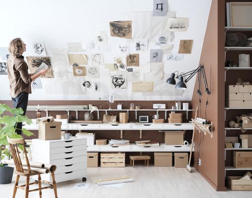 Комод на колесах ALEX 804.854.23 IKEA (ИКЕА АЛЕКС), фото 6