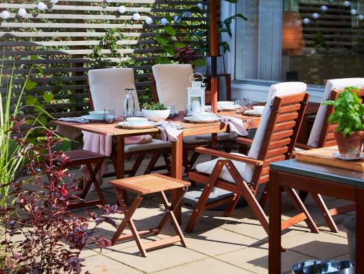 Табурет садовий ÄPPLARÖ 202.049.25 IKEA (ИКЕА ЭПЛАРО), фото 3