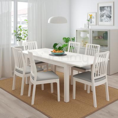 Стіл і  стільці LANEBERG/EKEDALEN 893.047.91 IKEA (ИКЕА LANEBERG / EKEDALEN), фото 3